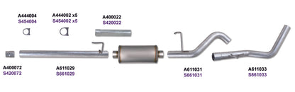 Diamond Eye KIT 3in Catback Single GAS AL FORD 5.4L F150 04-08