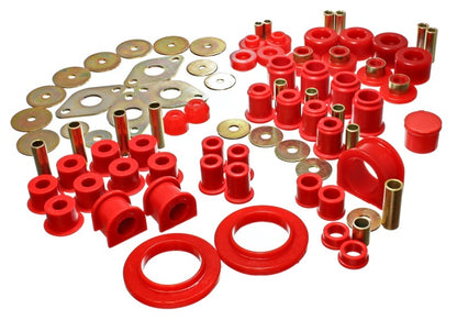 Energy Suspension 01-04 Toyota Tacoma Red Hyper-Flex Master Bushing Set