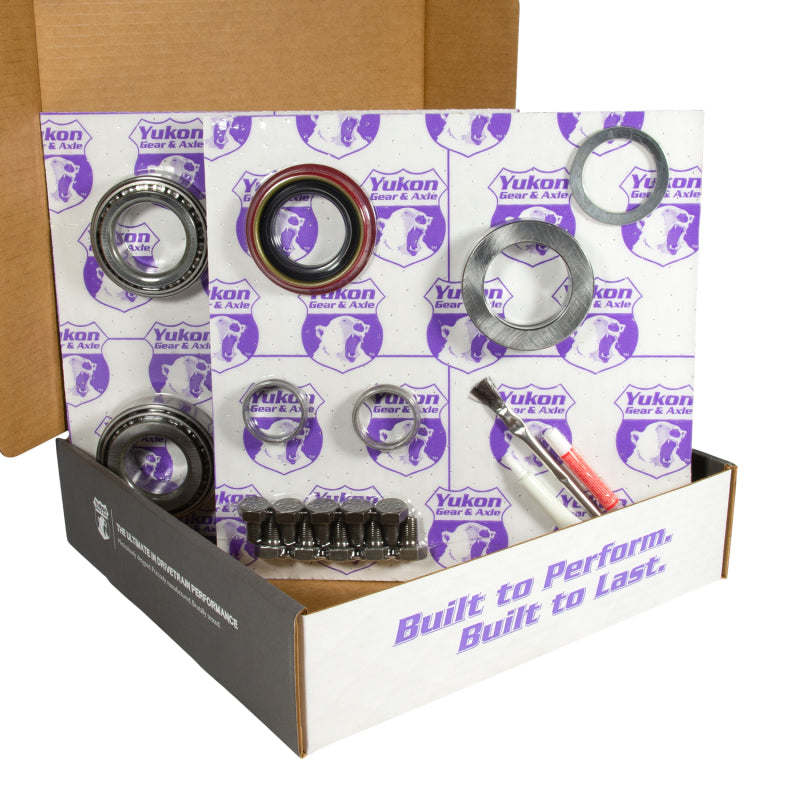 Yukon 8.8in Ford 4.56 Rear Ring & Pinion Install Kit 31 Spline Positraction 2.53in Axle Bearings