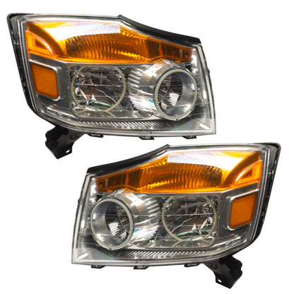 Oracle Lighting 08-15 Nissan Armada Pre-Assembled LED Halo Headlights -Red NO RETURNS