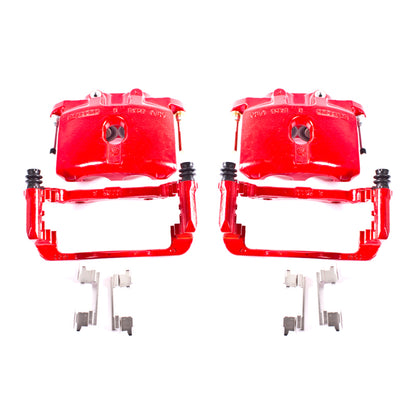 Power Stop 03-06 Cadillac Escalade Rear Red Calipers w/Brackets - Pair