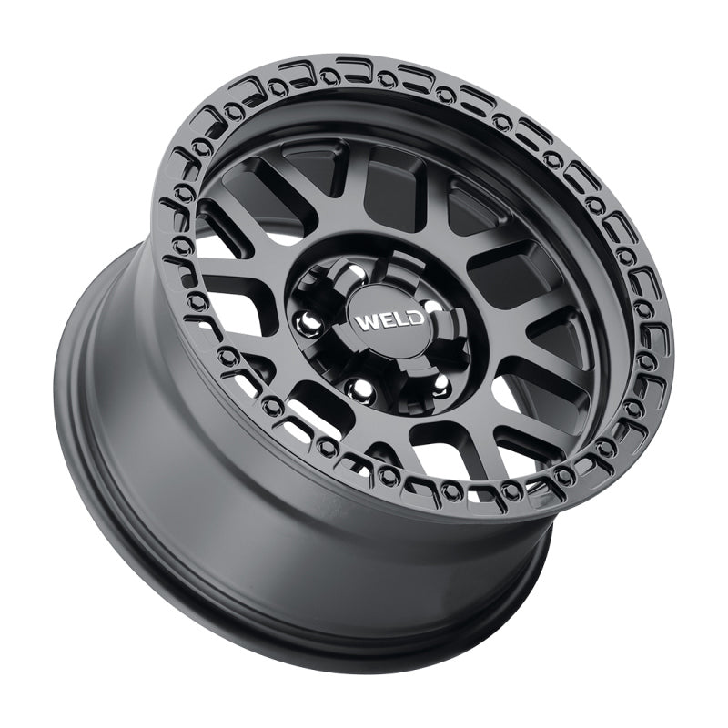 Weld Off-Road W104 17X10 Cinch 6X135 6X139.7 ET-25 BS4.50 Satin Black / Gloss Black 106.1