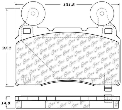 StopTech Performance Front Brake Pads 10-14 Chevy Camaro