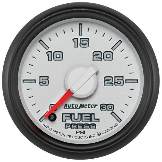 Autometer Factory Match 52.4mm Full Sweep Electronic 0-30 PSI Fuel Pressure Gauge