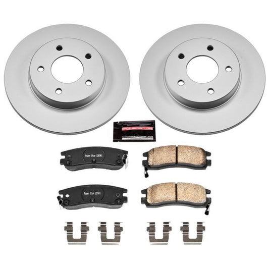 Power Stop 00-05 Buick LeSabre Rear Z17 Evolution Geomet Coated Brake Kit