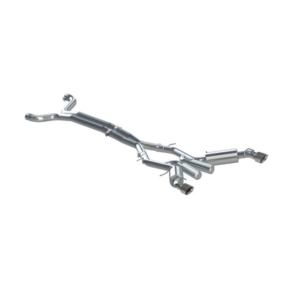 MBRP 16-19 Chevrolet Camaro SS 6 Speed 3in Dual Cat Back w/ 4.5in OD Tips - 409 (Non NPP Models)