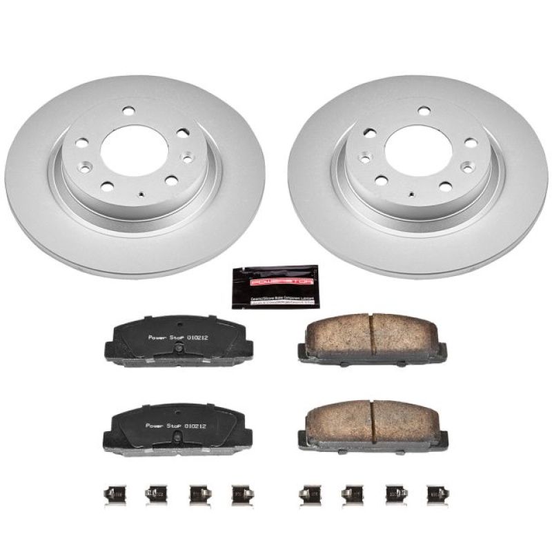 Power Stop 03-05 Mazda 6 Rear Z17 Evolution Geomet Coated Brake Kit