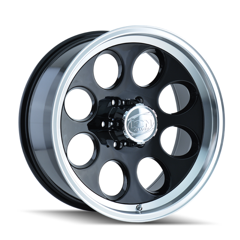 ION Type 171 16x8 / 5x139.7 BP / -5mm Offset / 108mm Hub Black/Machined Wheel