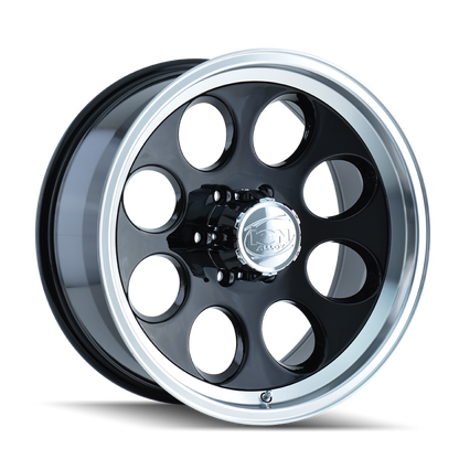 ION Type 171 17x9 / 5x135 BP / 0mm Offset / 87mm Hub Black/Machined Wheel