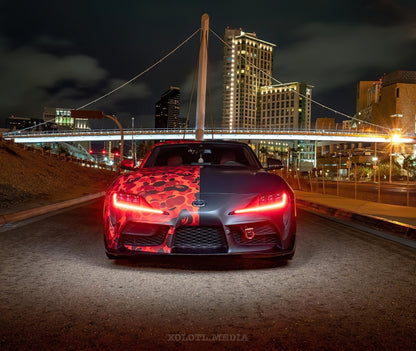 Oracle 20-21 Toyota Supra GR RGB+A Headlight DRL Upgrade Kit - ColorSHIFT w/ BC1 Controller