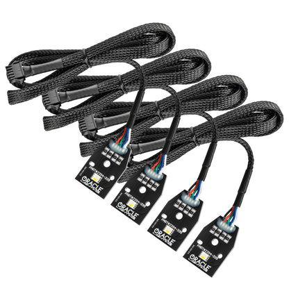 Oracle 15-21 Dodge Charger RGB+W DRL Headlight DRL Kit - ColorSHIFT w/ Simple Controller