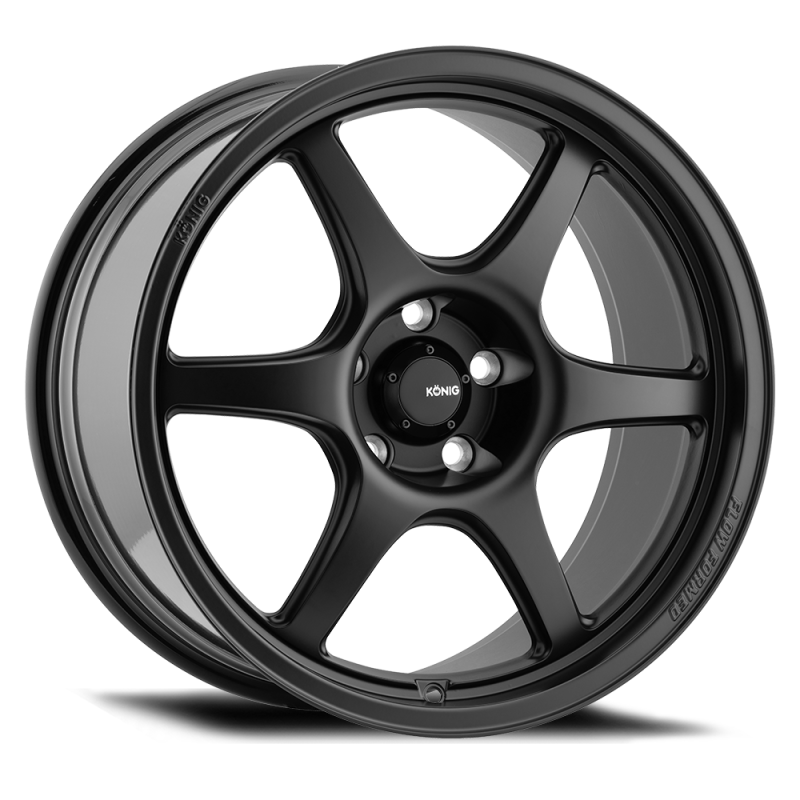 Konig Hexaform 17x9 4x100 ET45 Matte Black