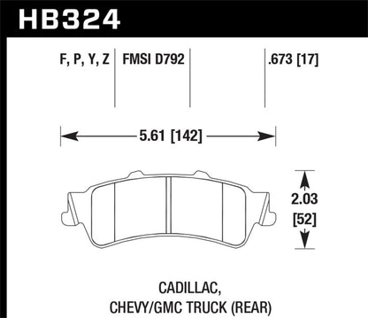 Hawk Super Duty Street Brake Pads