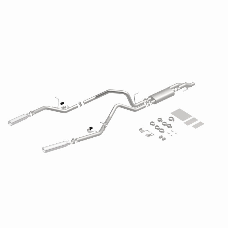 MagnaFlow 11 Ford F-150 3.7L/5.0L/6.2L SS Catback Exhaust Dual Split Rear Exit w/ 3.5in SS Tips