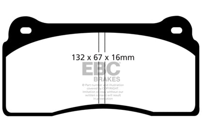 EBC 99-03 Aston Martin DB7 5.9 Orangestuff Front Brake Pads