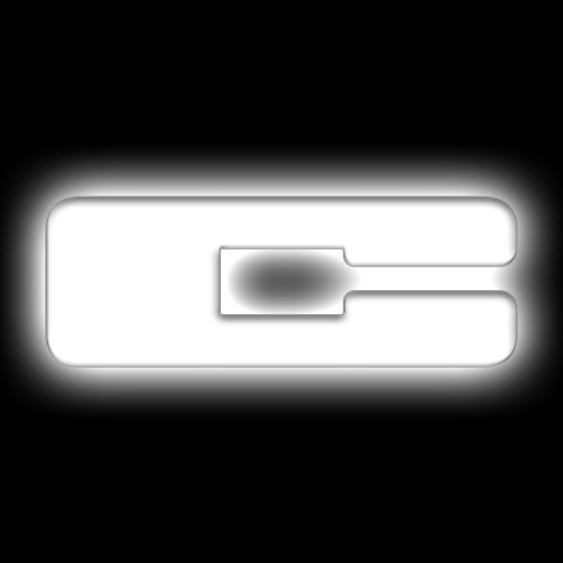 ORACLE Lighting Universal Illuminated LED Letter Badges - Matte Wht Surface Finish - C