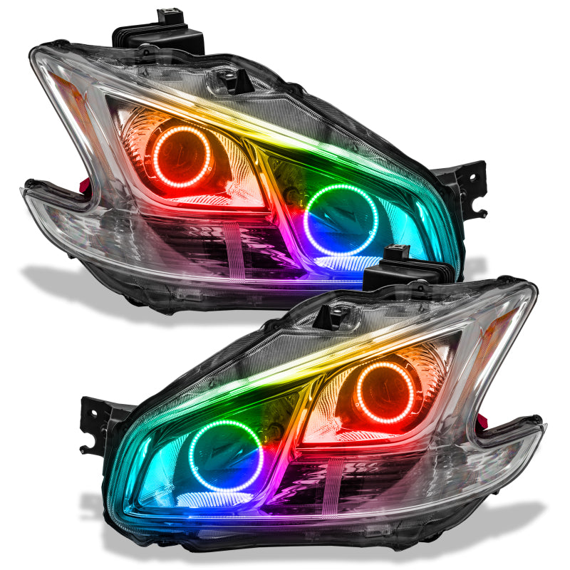 Oracle 09-13 Nissan Maxima SMD HL (Non-HID)-Chrome - ColorSHIFT w/o Controller NO RETURNS
