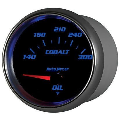Autometer Cobalt 66.7mm 140-300 Degree F Electric Oil Temperature Gauge