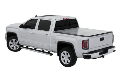 Access LOMAX Pro Series Tri-Fold Cover 2020 Jeep Gladiator 5ft Box (w/Trail Rail) - Blk Diamond Mist