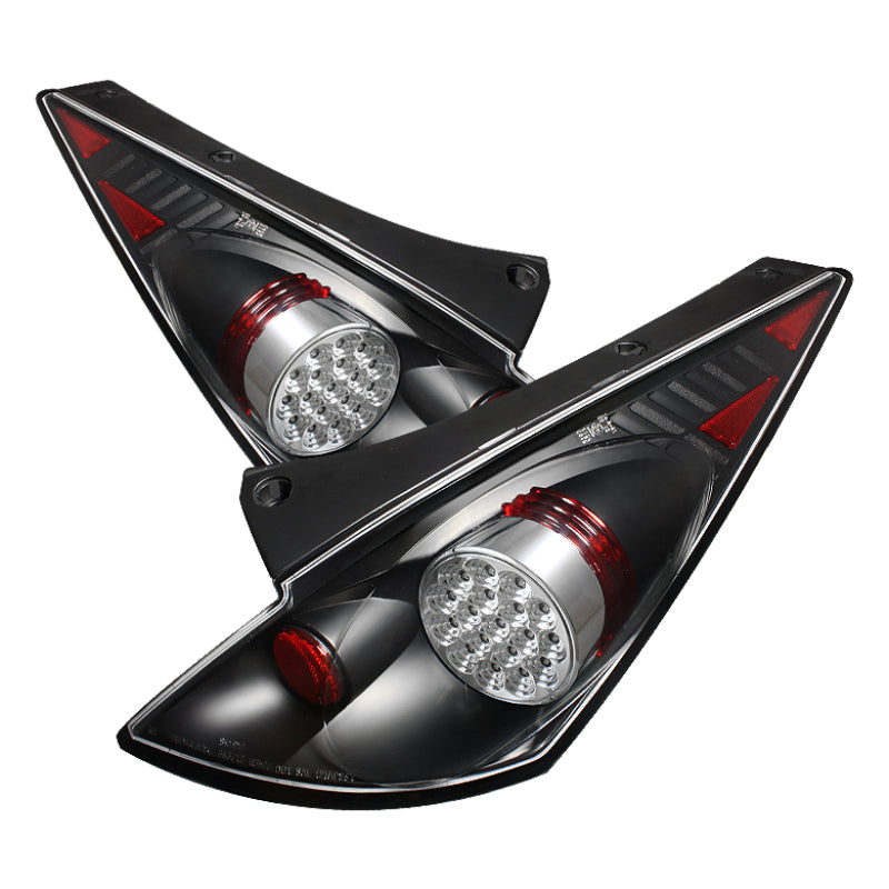 Spyder Nissan 350Z 03-05 LED Tail Lights Black ALT-YD-N350Z02-LED-BK