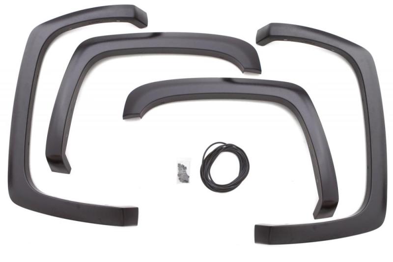 Lund 10-17 Dodge Ram 2500 SX-Sport Style Smooth Elite Series Fender Flares - Black (4 Pc.)