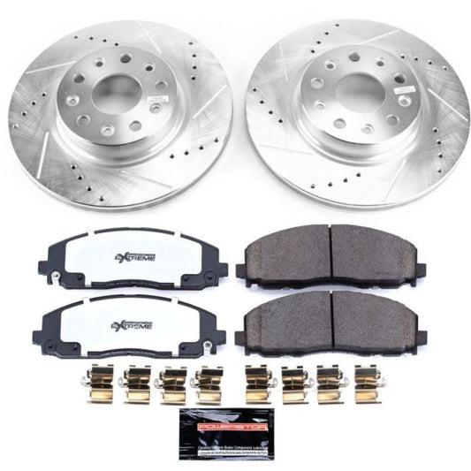 Power Stop 18-19 Jeep Wrangler Front Z36 Truck & Tow Brake Kit