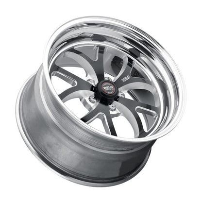 Weld S76 15x10 / 5x4.5 BP / 7.5in. BS Black Wheel (Medium Pad) - Non-Beadlock