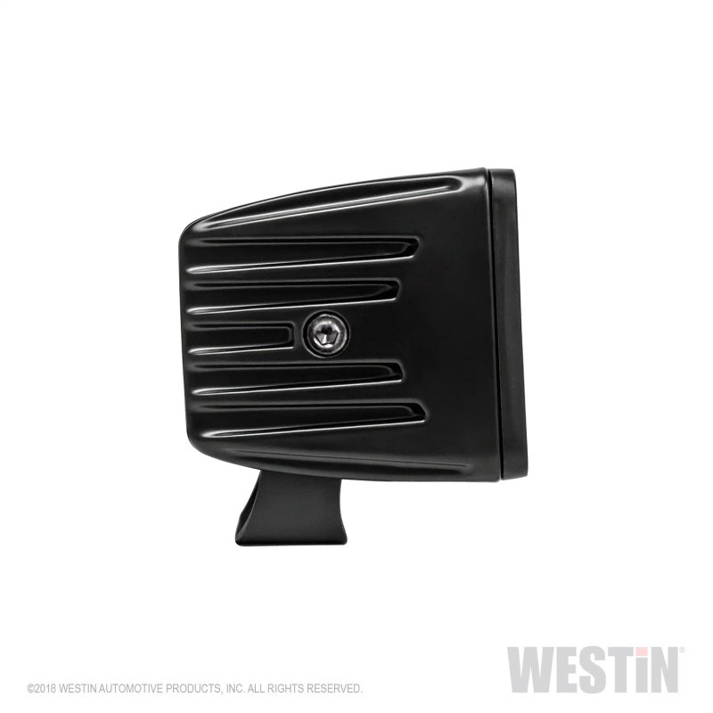 Westin HyperQ LED Auxiliary Lights 3in x 3in cube 20w Flood - Black