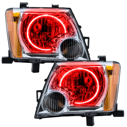 Oracle Lighting 05-14 Nissan Xterra Pre-Assembled LED Halo Headlights -Red