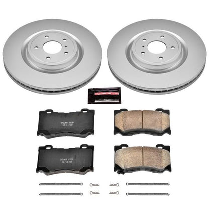 Power Stop 09-13 Infiniti FX50 Front Z17 Evolution Geomet Coated Brake Kit