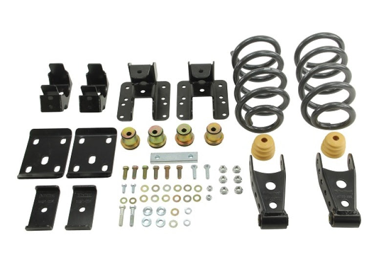 Belltech LOWERING KIT 14 Silverado/Sierra Ext/Crew Cab 2WD 3in or 4in Front/4in Rear w/o Shocks