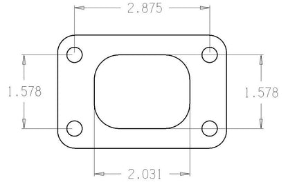 Cometic Turbo FLG T25 Garrett Turbine Inlet Exhaust Gasket