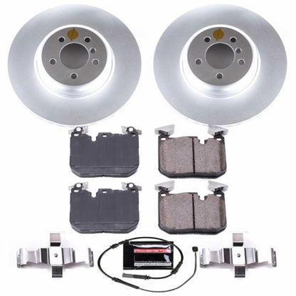 Power Stop 12-15 BMW 335i Front Z23 Evolution Sport Coated Brake Kit