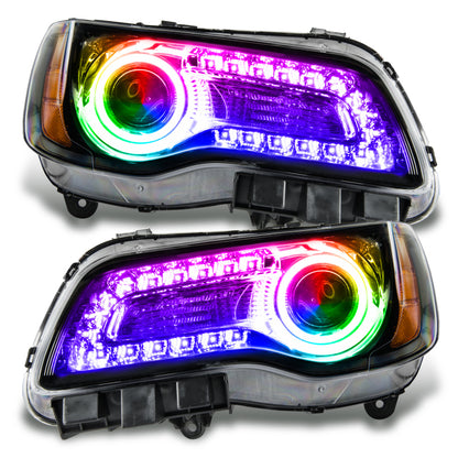 Oracle 11-14 Chrysler 300C SMD HL - Black - NON HID - ColorSHIFT DRL - ColorSHIFT
