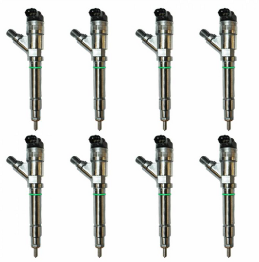 Exergy 06-07 Chevrolet Duramax 6.6L LBZ New 150% Over Injector - Set of 8