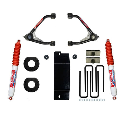 Skyjacker 2014-2016 GM 1500 4WD (w/Cast UCA) 3.5-4in UCA Lift Kit w/Rear Nitro 8000 Shocks