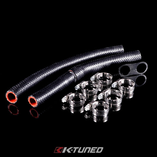 K-Tuned - Heater Hose Adapter Kit (w/ hose & clamps)